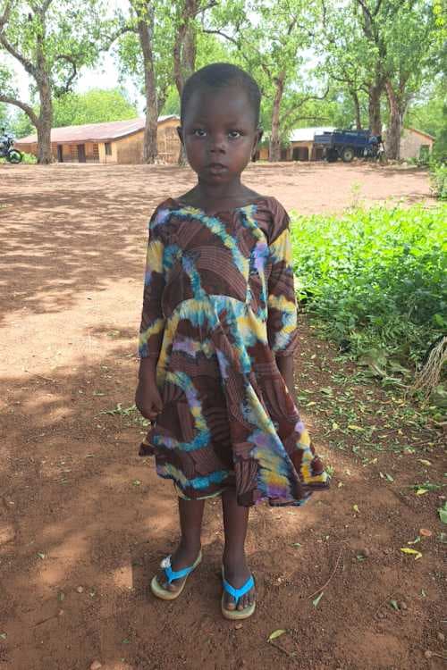 An unsponsored girl named Better from Ghana who lives in an AIDS-affected area and has waited 336 days for a sponsor.