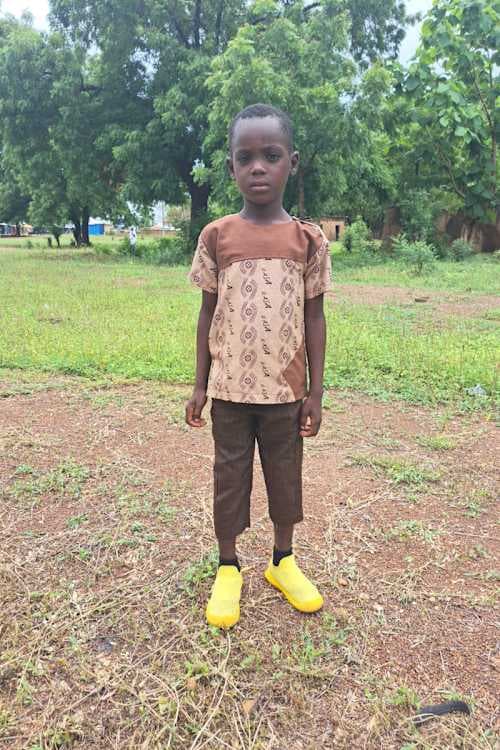 An unsponsored boy named Danaa from Ghana who lives in an AIDS-affected area and has waited 339 days for a sponsor.