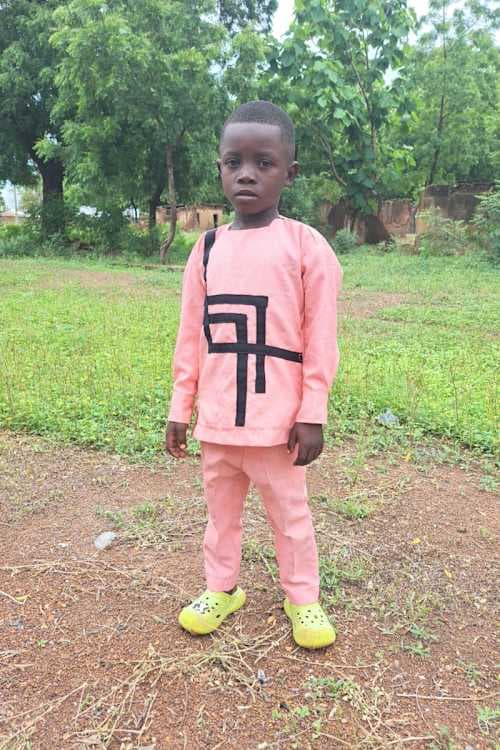 An unsponsored boy named Nsuipiin from Ghana who lives in an AIDS-affected area and has waited 336 days for a sponsor.