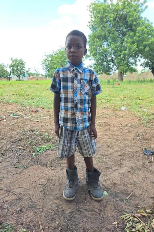 An unsponsored boy named Jilmah from Ghana who lives in an AIDS-affected area and has waited 335 days for a sponsor.