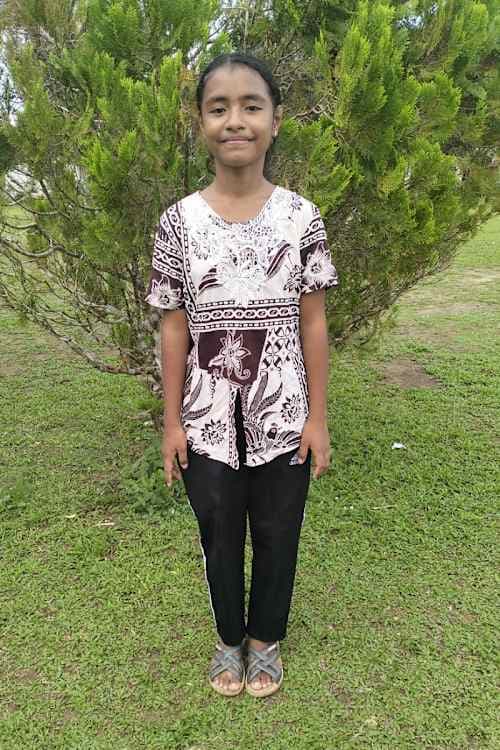 An unsponsored girl named Angie from Indonesia who has waited 528 days for a sponsor.