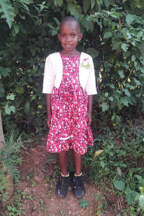 An unsponsored girl named Uwimana from Rwanda who lives in an AIDS-affected area, is vulnerable to exploitation and has waited 476 days for a sponsor.
