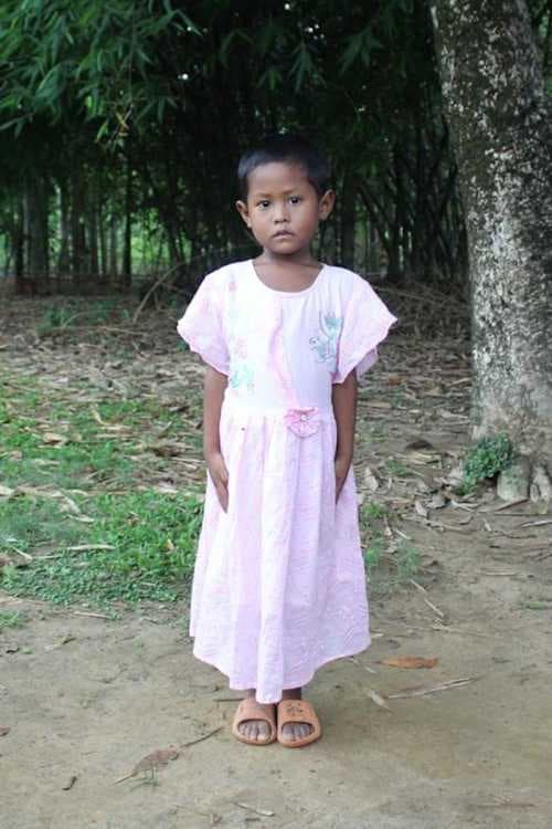 An unsponsored girl named Esharina from Bangladesh who is vulnerable to exploitation and has waited 525 days for a sponsor.