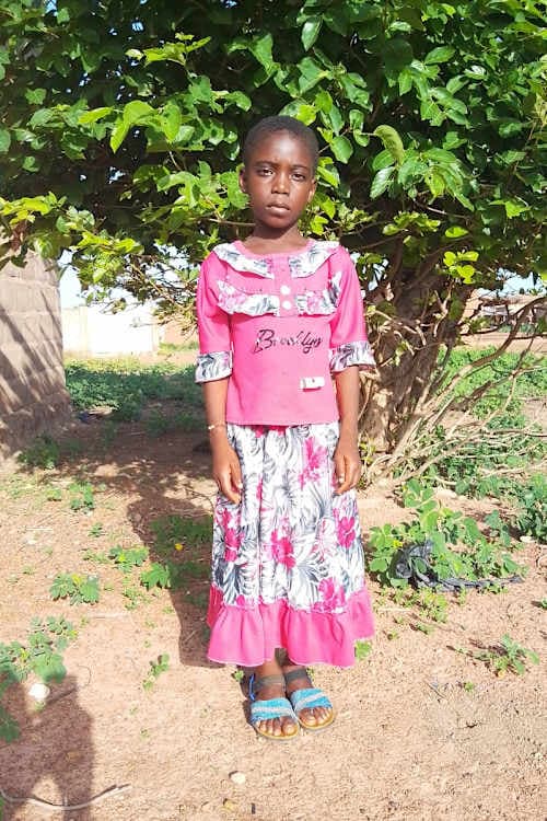 An unsponsored girl named Dodja from Burkina Faso who lives in an AIDS-affected area, is vulnerable to exploitation and has waited 464 days for a sponsor.