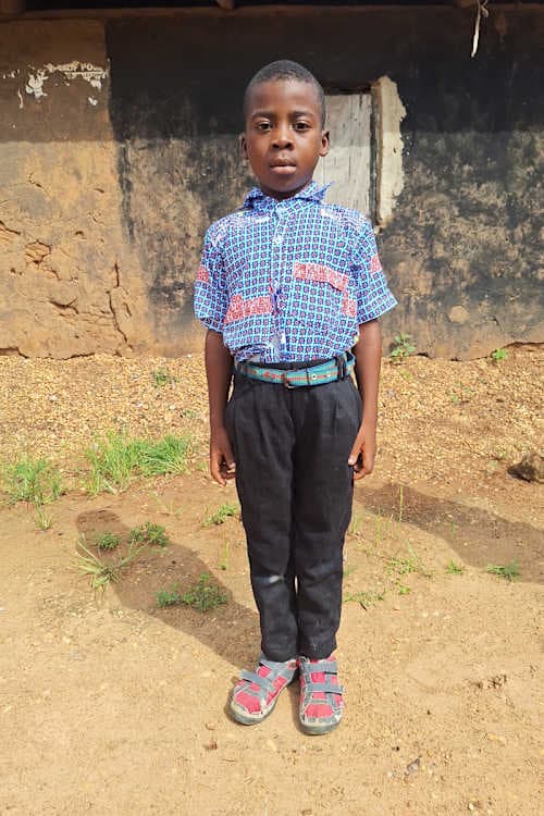 An unsponsored boy named Selikem from Ghana who lives in an AIDS-affected area and has waited 329 days for a sponsor.