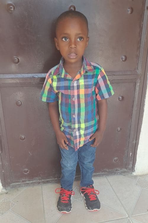 An unsponsored boy named Joakensley from Haiti who is vulnerable to exploitation and has waited 475 days for a sponsor.