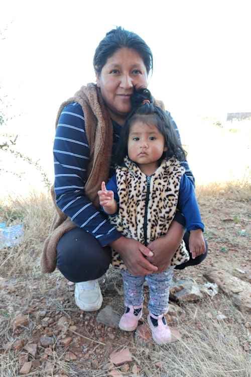 An unsponsored girl named Maria from Bolivia who has waited 405 days for a sponsor.