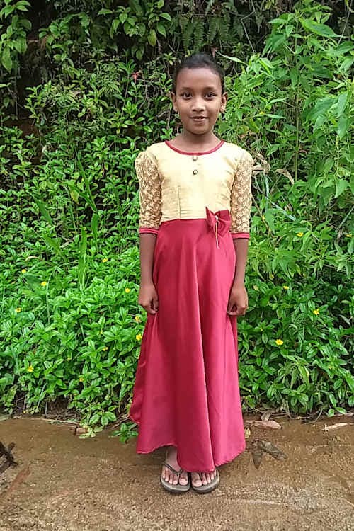 An unsponsored girl named Jayashika from Sri Lanka who has waited 505 days for a sponsor.