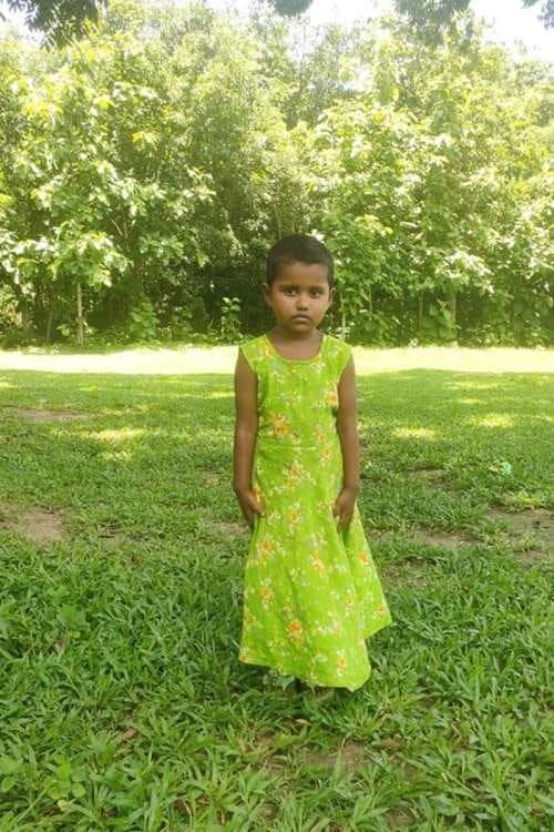An unsponsored girl named Saima from Bangladesh who is vulnerable to exploitation and has waited 427 days for a sponsor.