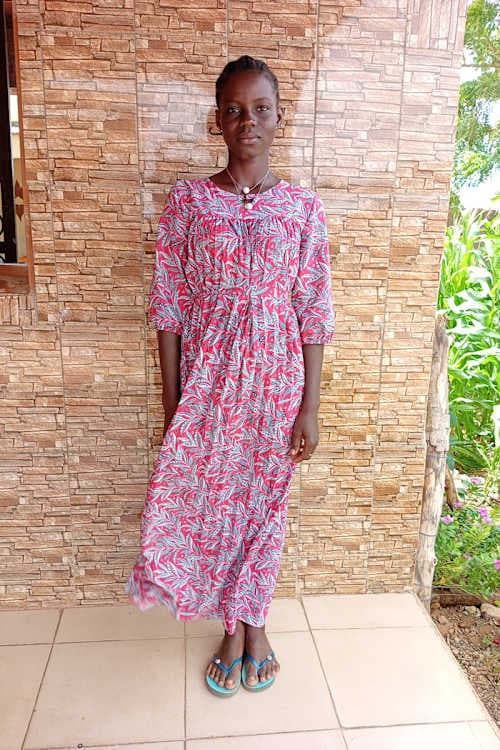 An unsponsored girl named Tani from Burkina Faso who lives in an AIDS-affected area, is vulnerable to exploitation and has waited 282 days for a sponsor.
