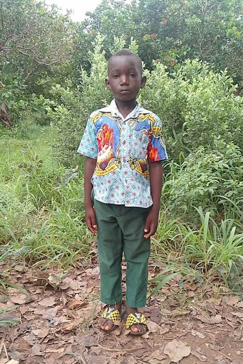 An unsponsored boy named Ezeckiel from Burkina Faso who lives in an AIDS-affected area, is vulnerable to exploitation and has waited 577 days for a sponsor.