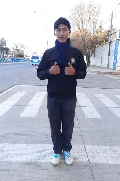 An unsponsored boy named Diego from Bolivia who has waited 359 days for a sponsor.