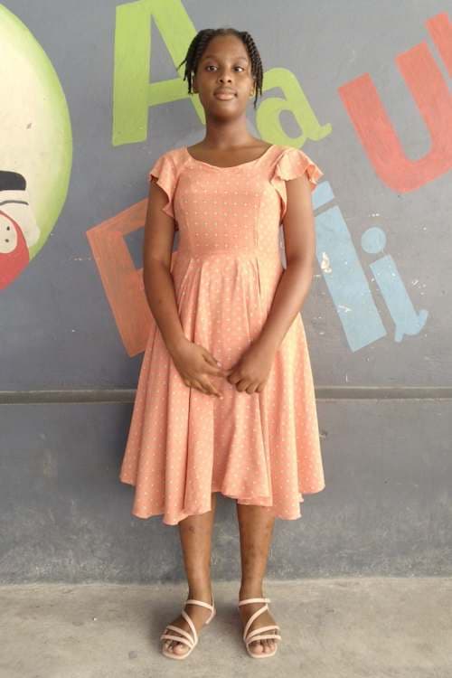An unsponsored girl named Sasa from Haiti who is vulnerable to exploitation and has waited 664 days for a sponsor.