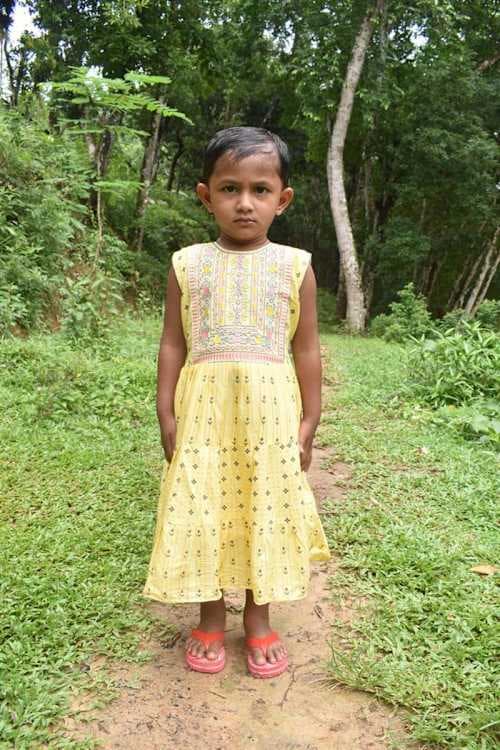 An unsponsored girl named Tanisha from Bangladesh who is vulnerable to exploitation and has waited 483 days for a sponsor.