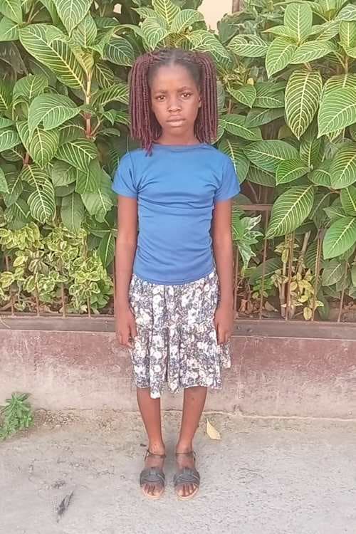 An unsponsored girl named Aisha from Haiti who is vulnerable to exploitation and has waited 967 days for a sponsor.