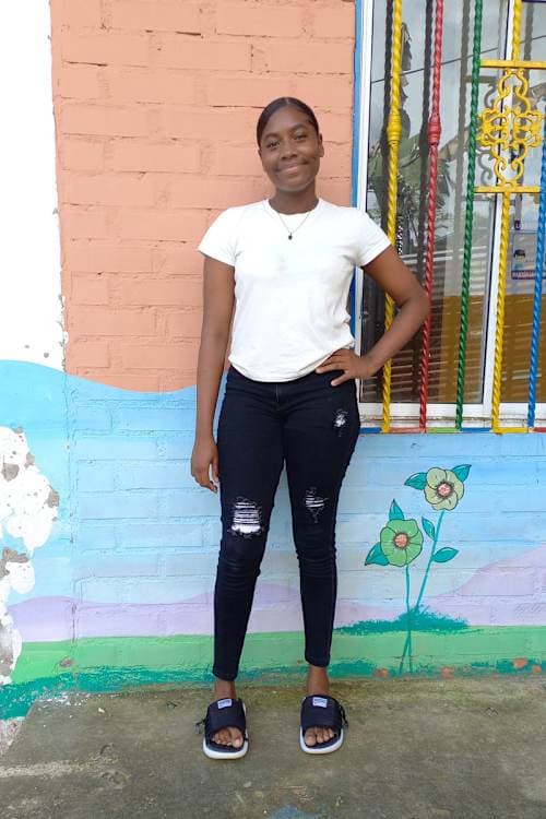 An unsponsored girl named Emily from Colombia who has waited 407 days for a sponsor.