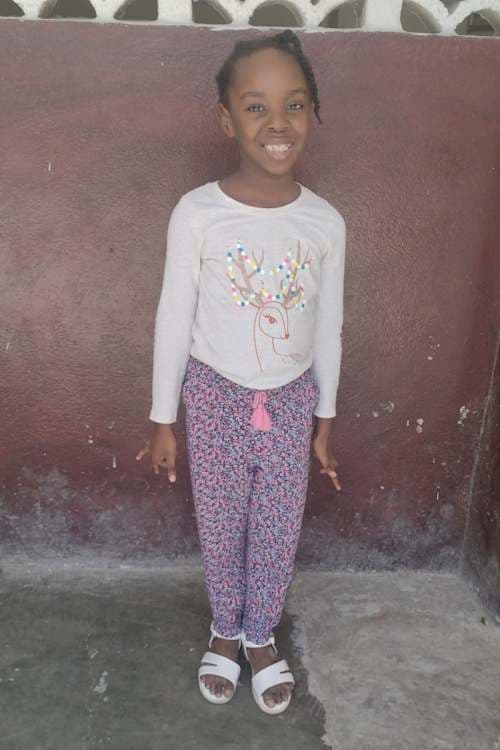 An unsponsored girl named Dada from Haiti who is vulnerable to exploitation and has waited 721 days for a sponsor.