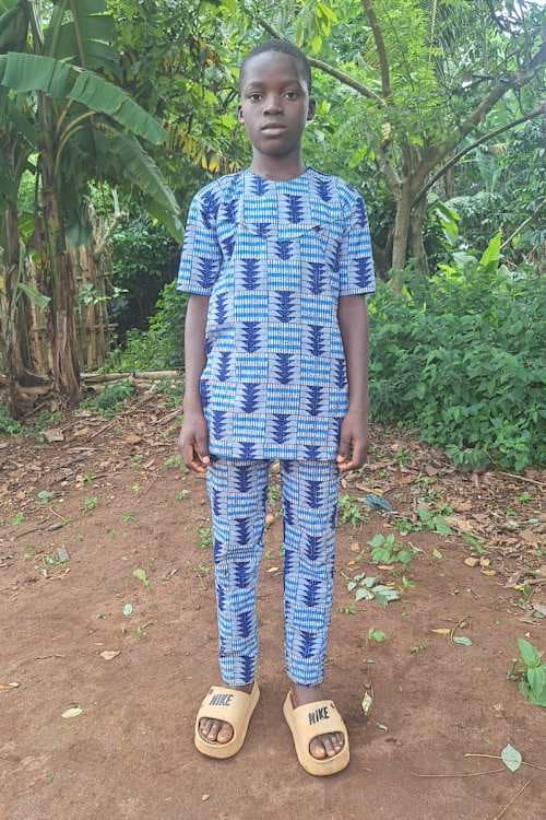 An unsponsored boy named David from Togo who lives in an AIDS-affected area, is vulnerable to exploitation and has waited 518 days for a sponsor.