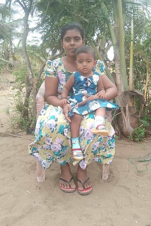 An unsponsored girl named Nimisheyani from Sri Lanka who has waited 331 days for a sponsor.