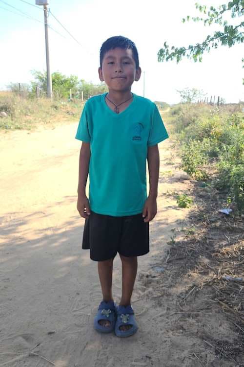 An unsponsored boy named Cristian from Bolivia who has waited 811 days for a sponsor.