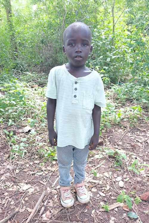 An unsponsored boy named Agani from Uganda who lives in an AIDS-affected area, is vulnerable to exploitation and has waited 469 days for a sponsor.
