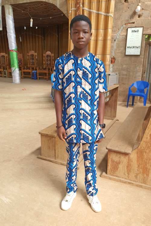 An unsponsored boy named Jonas from Togo who lives in an AIDS-affected area, is vulnerable to exploitation and has waited 385 days for a sponsor.