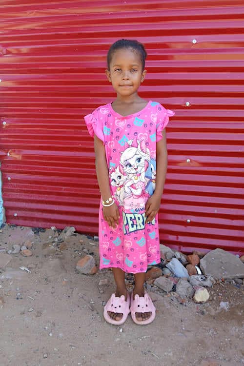 An unsponsored girl named Breinys from Colombia who has waited 459 days for a sponsor.