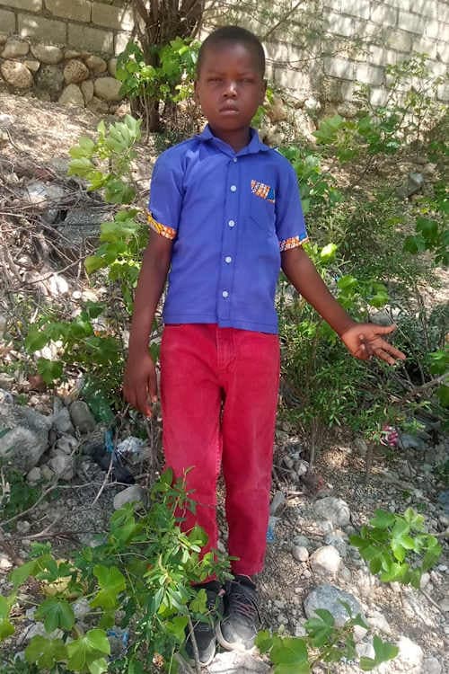 An unsponsored boy named Doudley from Haiti who is vulnerable to exploitation and has waited 976 days for a sponsor.