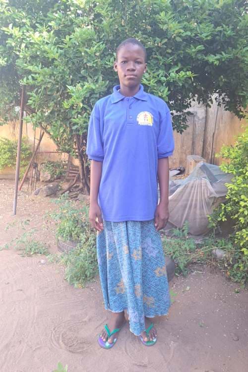 An unsponsored girl named Adele from Togo who lives in an AIDS-affected area, is vulnerable to exploitation and has waited 470 days for a sponsor.