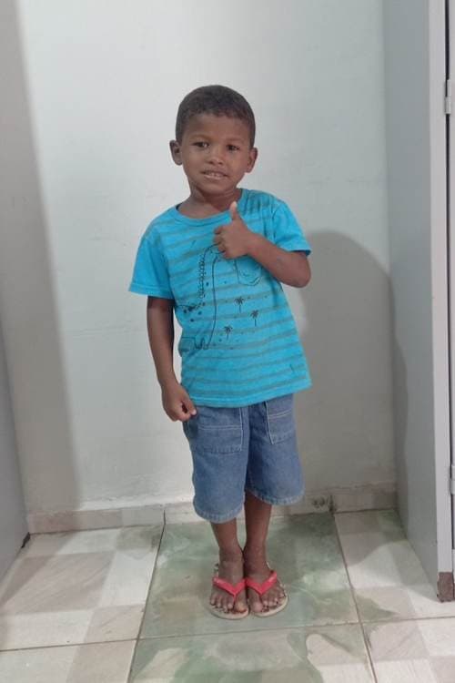 An unsponsored boy named Rafael from Brazil who has waited 389 days for a sponsor.