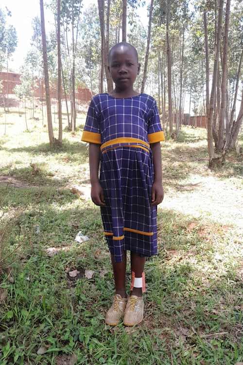 An unsponsored girl named Solange from Rwanda who lives in an AIDS-affected area, is vulnerable to exploitation and has waited 583 days for a sponsor.