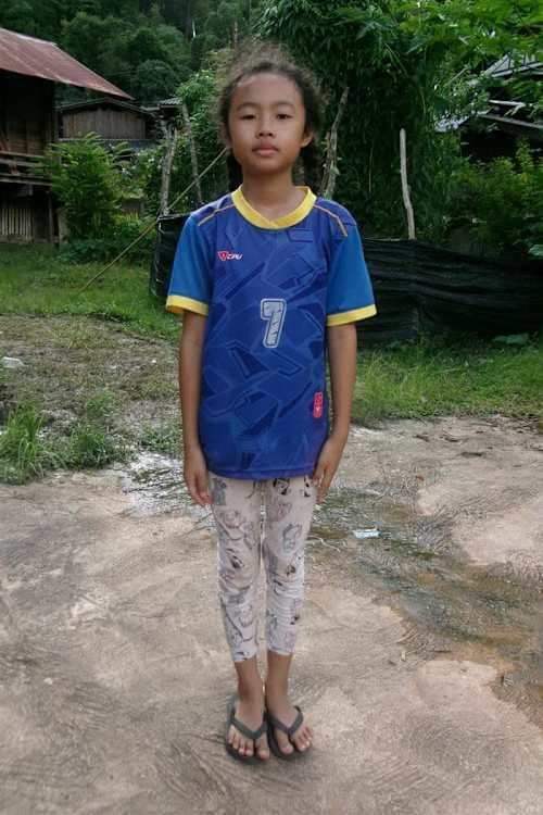 An unsponsored girl named Chertam from Thailand who has waited 538 days for a sponsor.