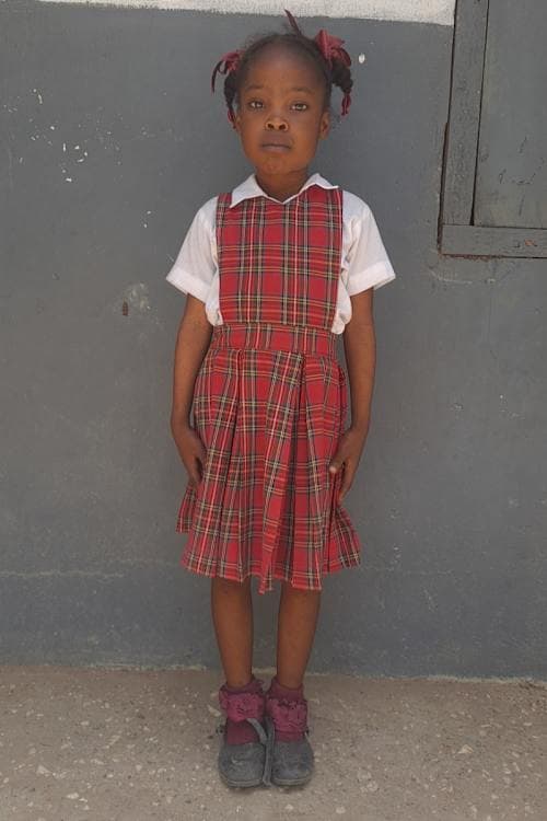 An unsponsored girl named Youvenica from Haiti who is vulnerable to exploitation and has waited 814 days for a sponsor.