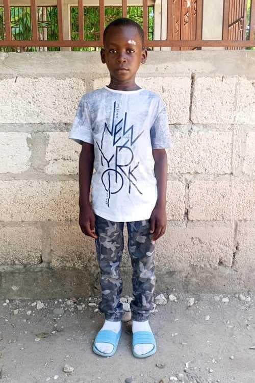 An unsponsored boy named Nervenson from Haiti who is vulnerable to exploitation and has waited 820 days for a sponsor.