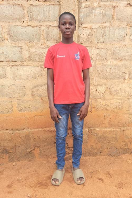 An unsponsored boy named Jean from Togo who lives in an AIDS-affected area, is vulnerable to exploitation and has waited 151 days for a sponsor.