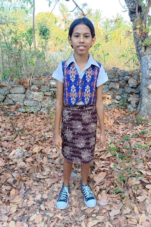 An unsponsored girl named Chelsa from Indonesia who has waited 457 days for a sponsor.