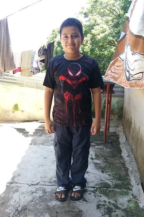An unsponsored boy named Gustavo from El Salvador who has waited 41 days for a sponsor.