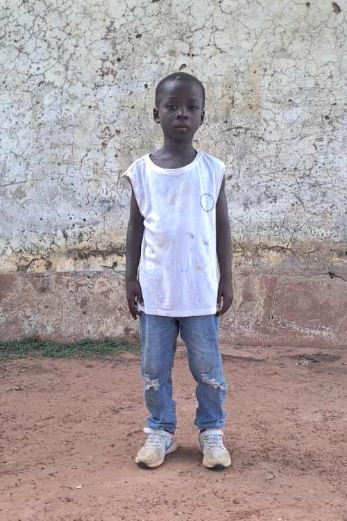 An unsponsored boy named Prince from Ghana who lives in an AIDS-affected area and has waited 221 days for a sponsor.
