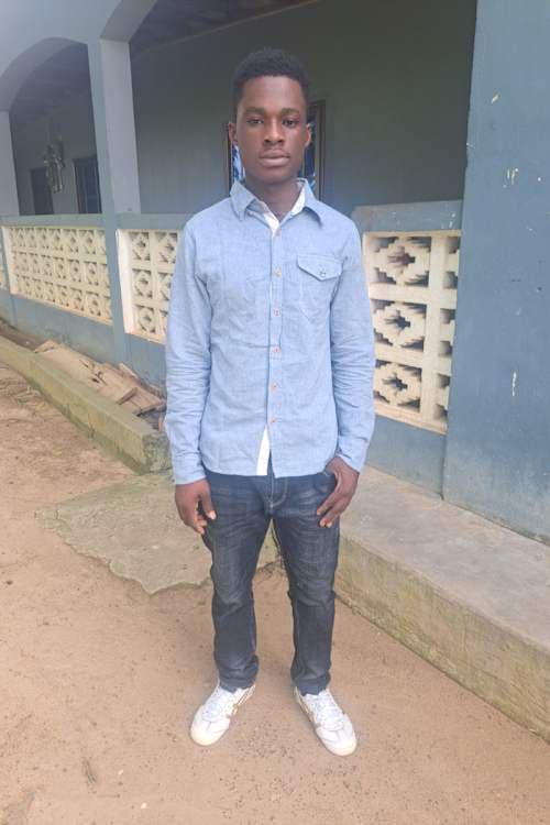 An unsponsored boy named Joe from Ghana who lives in an AIDS-affected area and has waited 323 days for a sponsor.