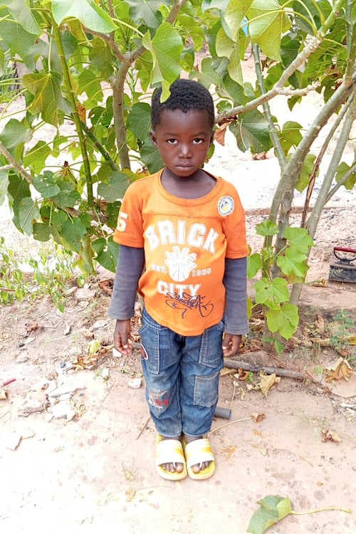 An unsponsored boy named Razack from Burkina Faso who lives in an AIDS-affected area, is vulnerable to exploitation and has waited 466 days for a sponsor.