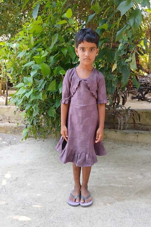 An unsponsored girl named Reathumi from Sri Lanka who has waited 555 days for a sponsor.