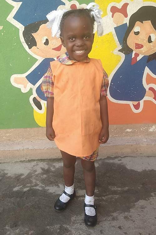 An unsponsored girl named Letshika from Haiti who is vulnerable to exploitation and has waited 391 days for a sponsor.