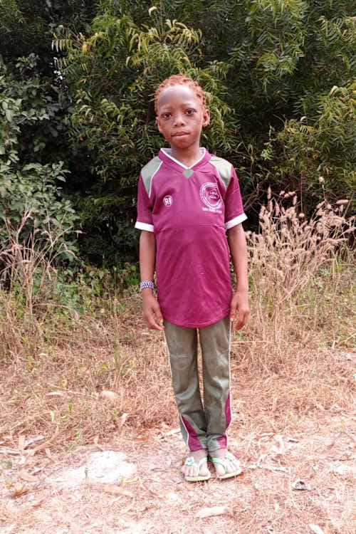 An unsponsored girl named Eugenie from Burkina Faso who lives in an AIDS-affected area, is vulnerable to exploitation and has waited 583 days for a sponsor.