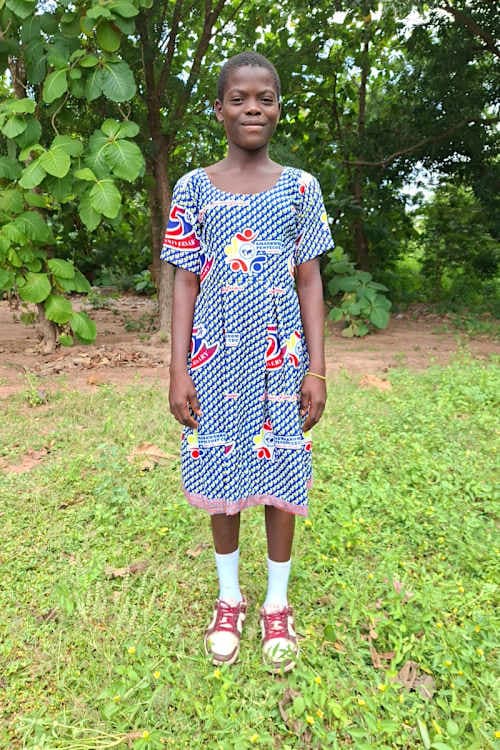 An unsponsored girl named Ruth from Ghana who lives in an AIDS-affected area and has waited 538 days for a sponsor.