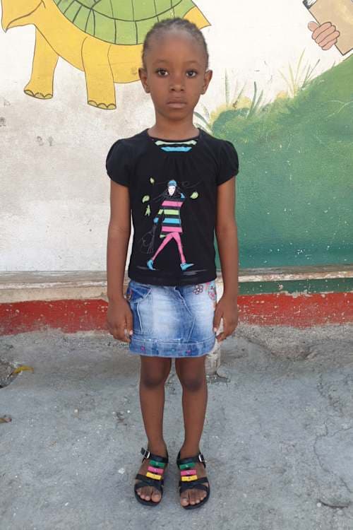 An unsponsored girl named Lilyne from Haiti who is vulnerable to exploitation and has waited 436 days for a sponsor.