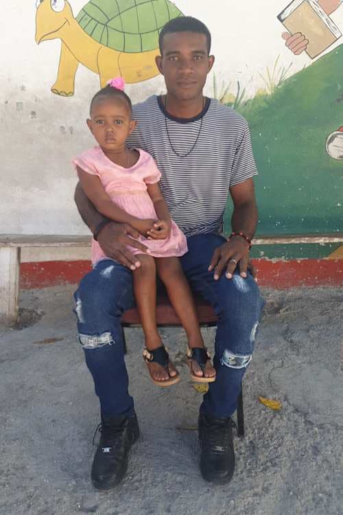 An unsponsored girl named Sassou from Haiti who is vulnerable to exploitation and has waited 765 days for a sponsor.