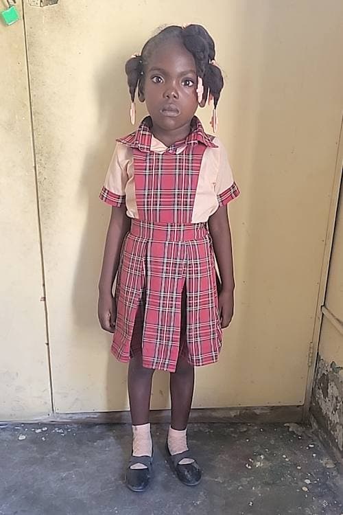 An unsponsored girl named Francesse from Haiti who is vulnerable to exploitation and has waited 797 days for a sponsor.
