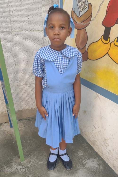 An unsponsored girl named Nickaelle from Haiti who is vulnerable to exploitation and has waited 760 days for a sponsor.
