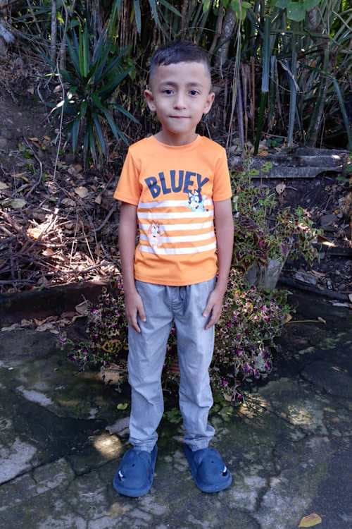 An unsponsored boy named Santiago from El Salvador who has waited 840 days for a sponsor.