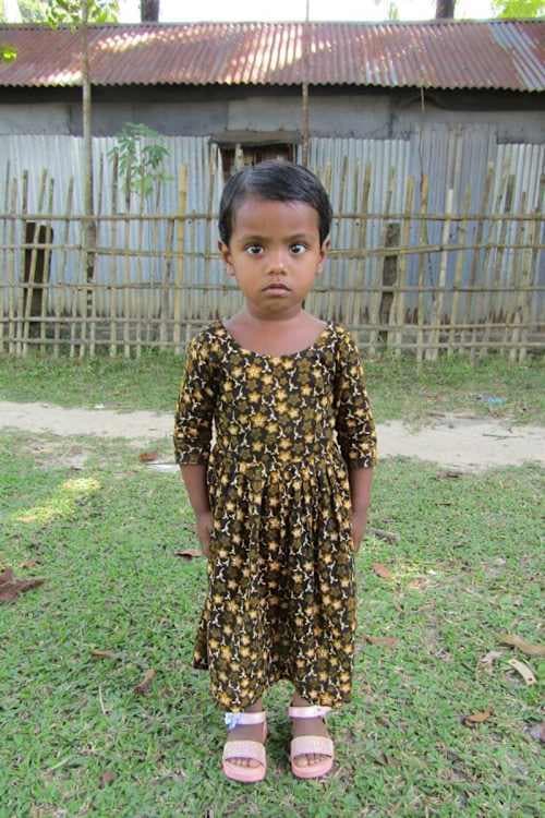 An unsponsored girl named Noha from Bangladesh who is vulnerable to exploitation and has waited 502 days for a sponsor.